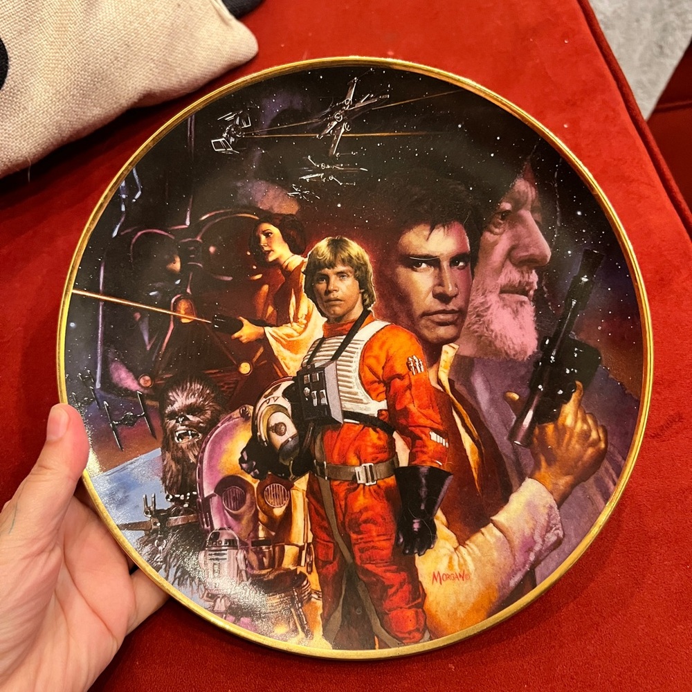 Star Wars Collector Plate Lot – 4 Hamilton Collection Limited Edition Plates